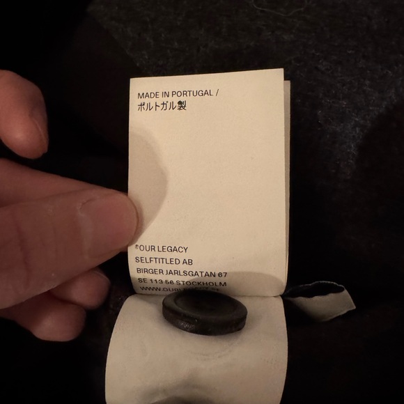 Our Legacy Dolphin Coat - Grey - Picture 5 of 5